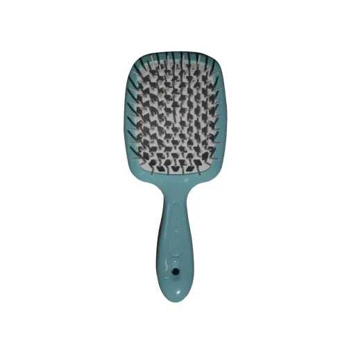 Janeke Superbrush Saç Fırçası Turkuaz-Beyaz