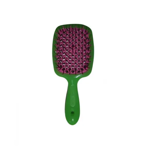 Janeke Superbrush Saç Fırçası Yeşil-Pembe