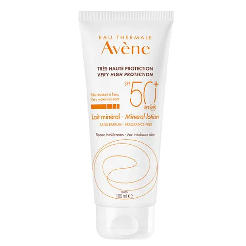 Avene Mineral Lotion Hassas Ciltler için SPF 50+ Süt Formunda Güneş Kremi 100 ml