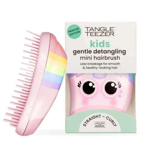 Tangle Teezer Small Original Pink Unicorn Çocuk Düğüm Açıcı Saç Fırçası-Tarak - Düz ve Kıvırcık Saçlar