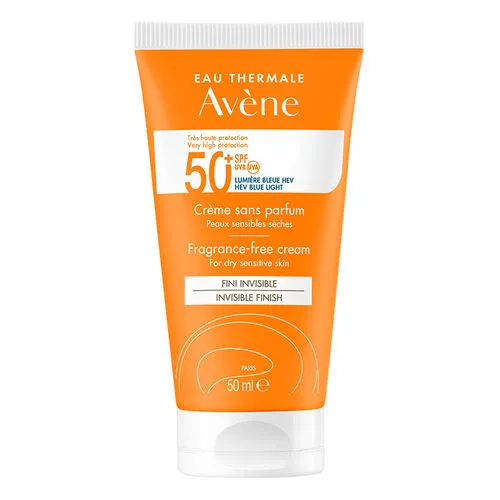 Avene Cream SPF 50+ Kuru Ciltler için Güneş Kremi 50 ml