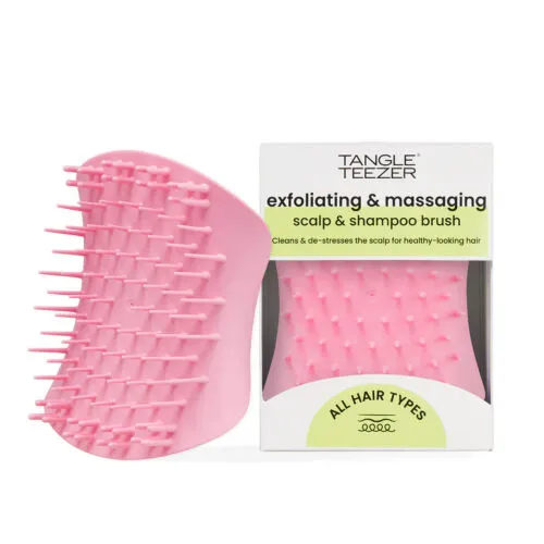 Tangle Teezer Scalp Brush Pink Masaj ve Saç Fırçası - Islak Kuru Kullanım - Tüm Saç Tipleri