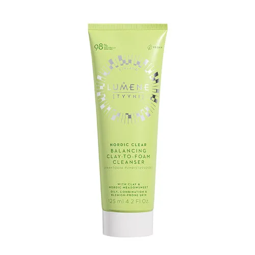 Lumene Nordic Clear Sebum Dengeleyici Kil İçerikli Köpük Temizleyici 125 ml