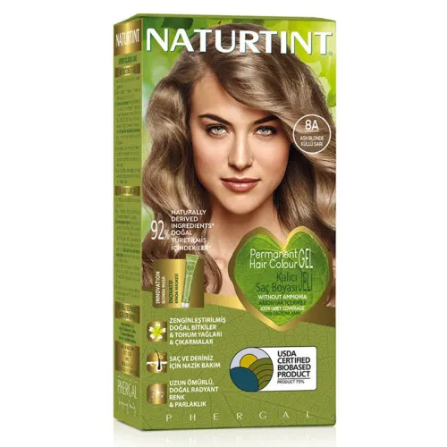 Naturtint Doğal Saç Boyası - 8A Kül Sarısı