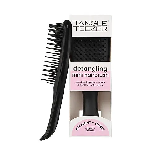 Tangle Teezer The Ultimate Detangler Black Eletriklenme Önleyici Mini Boy Tarak - Düz ve Kıvırcık Saçlar