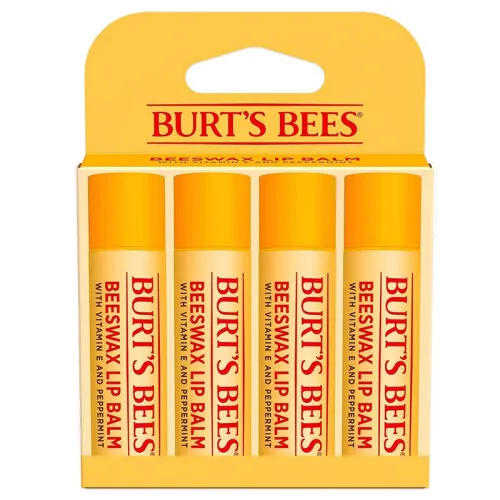 Burts Bees Beeswax Doğal Dudak Bakımı Nane Ferahlığı 4.25 gr - 4 ADET