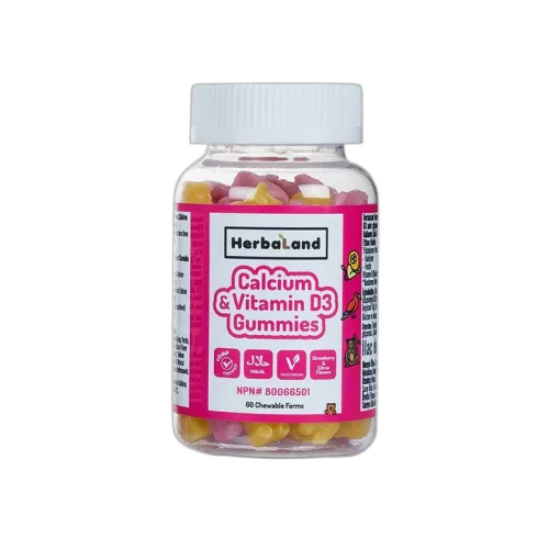 Herbaland Kids Calcium With Vitamin D3 60 Adet