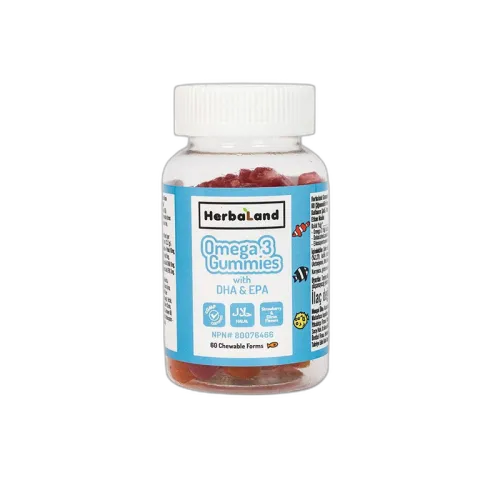 Herbaland Kids Omega 3 with DHA and EPA 60 Kapsül