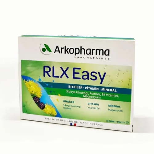 Arkopharma RLX Easy Takviye Edici Gıda 30 Tablet