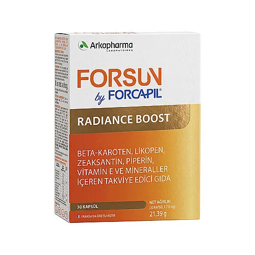 Arkopharma Forsun Radiance Boost Takviye Edici Gıda 30 Kapsül