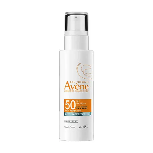 Avene Monolaurin ve Çinko Glukonat İçeren SPF 50 Düzensiz Ciltlere Özel Güneş Kremi 40 ml