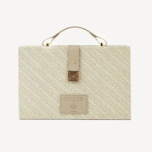Shayen Paris Parisian Ivory Makyaj Çantası