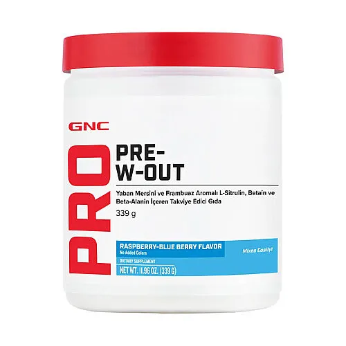 GNC Pro Pre- W-Out Takviye Edici Gıda 339g