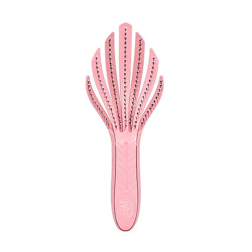 Wet Brush Go Green Kıvırcık Saçlara Özel Dolaşık Açıcı Saç Fırçası Pembe